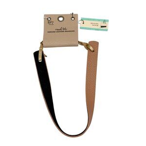 1907 by Fromm Camel Tote Genuine Leather Headband NHH029 Womens OS NEW